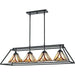 Myhouse Lighting Quoizel - TFAS442VA - Four Light Island Chandelier - Asheville - Valiant Bronze