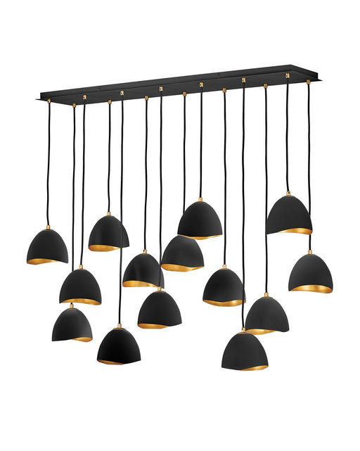 Myhouse Lighting Hinkley - 35909SHB - LED Chandelier - Nula - Shell Black