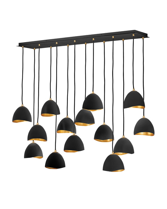 Myhouse Lighting Hinkley - 35909SHB - LED Chandelier - Nula - Shell Black