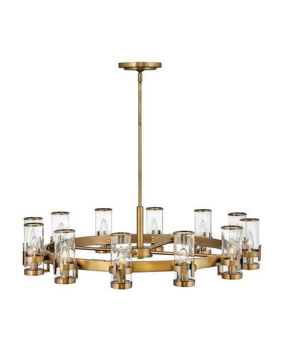 Myhouse Lighting Hinkley - 38109HB - LED Chandelier - Reeve - Heritage Brass