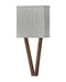 Myhouse Lighting Hinkley - 41501WL - LED Wall Sconce - Vector Heathered Gray - Walnut