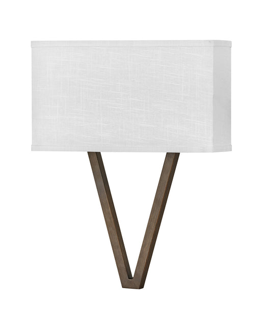 Myhouse Lighting Hinkley - 41504WL - LED Wall Sconce - Vector Off White - Walnut