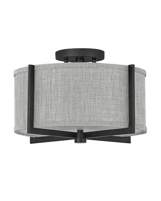Myhouse Lighting Hinkley - 41705BK - LED Semi-Flush Mount - Axis Heathered Gray - Black