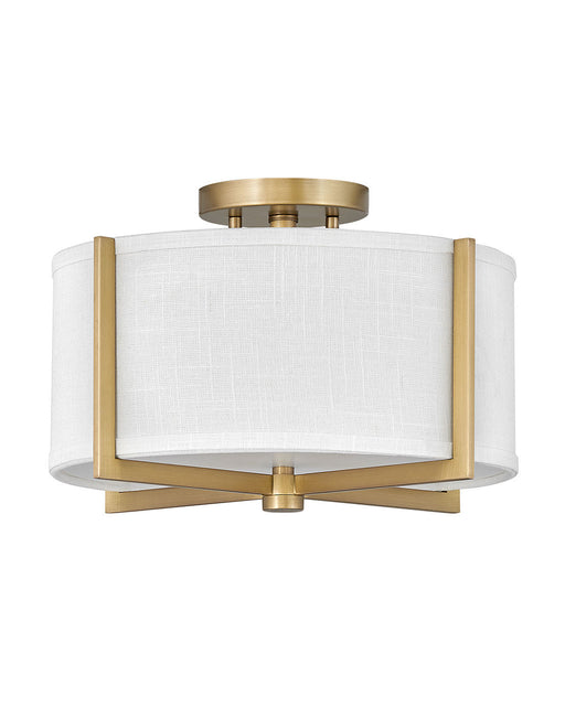 Myhouse Lighting Hinkley - 41706HB - LED Foyer Pendant - Axis Off White - Heritage Brass