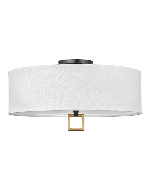 Myhouse Lighting Hinkley - 41810BK - LED Foyer Pendant - Link Off White - Black