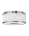 Myhouse Lighting Hinkley - 42006BN - LED Foyer Pendant - Halo Off White - Brushed Nickel