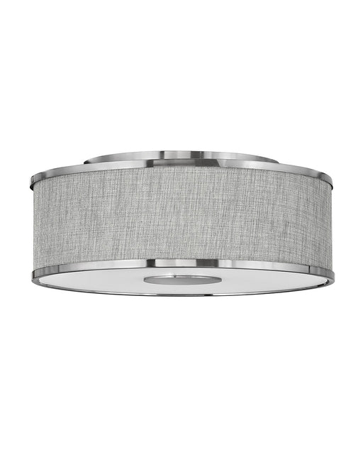 Myhouse Lighting Hinkley - 42007BN - LED Foyer Pendant - Halo Heathered Gray - Brushed Nickel