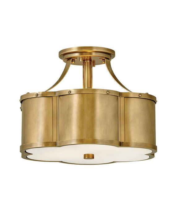 Myhouse Lighting Hinkley - 4443HB - LED Foyer Pendant - Chance - Heritage Brass