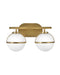 Myhouse Lighting Hinkley - 5662HB-LL - LED Bath - Hollis - Heritage Brass