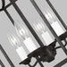 Myhouse Lighting Visual Comfort Studio - AC1004SMS - Four Light Pendant - Bantry House - Smith Steel