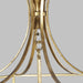 Myhouse Lighting Visual Comfort Studio - AC1024ADB - Four Light Pendant - Bantry House - Antique Gild