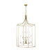 Myhouse Lighting Visual Comfort Studio - AC1038ADB - Eight Light Chandelier - Bantry House - Antique Gild