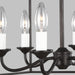 Myhouse Lighting Visual Comfort Studio - AC1046SMS - Six Light Chandelier - Bantry House - Smith Steel
