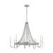 Myhouse Lighting Visual Comfort Studio - AC1078SMT - Eight Light Chandelier - Leon - Salt Mist