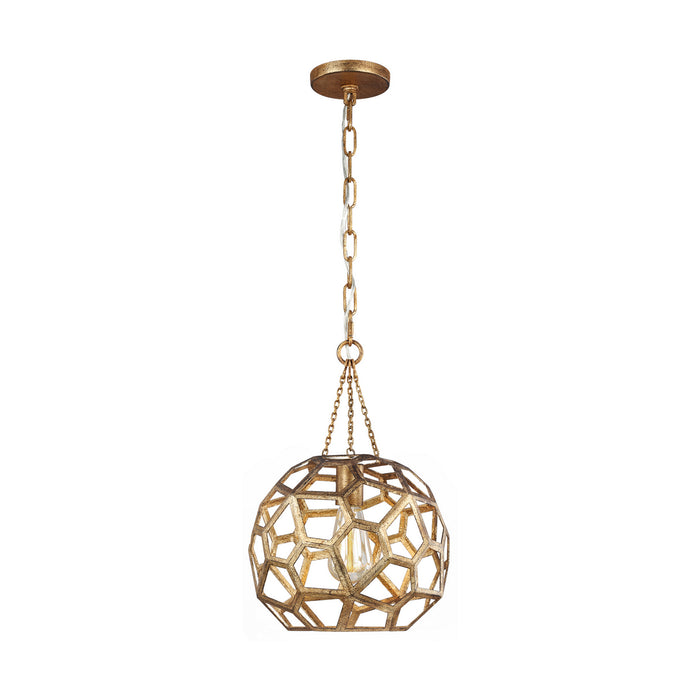 Myhouse Lighting Visual Comfort Studio - AP1051ADB - One Light Pendant - Feccetta - Antique Gild