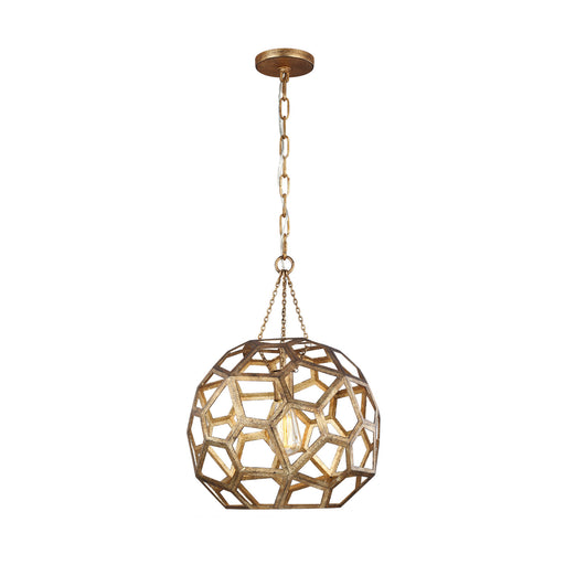 Myhouse Lighting Visual Comfort Studio - AP1061ADB - One Light Pendant - Feccetta - Antique Gild