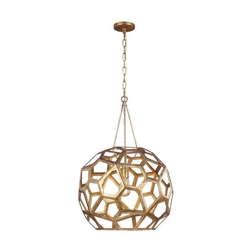 Myhouse Lighting Visual Comfort Studio - AP1071ADB - One Light Pendant - Feccetta - Antique Gild