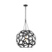 Myhouse Lighting Visual Comfort Studio - AP1071MBK - One Light Pendant - Feccetta - Midnight Black