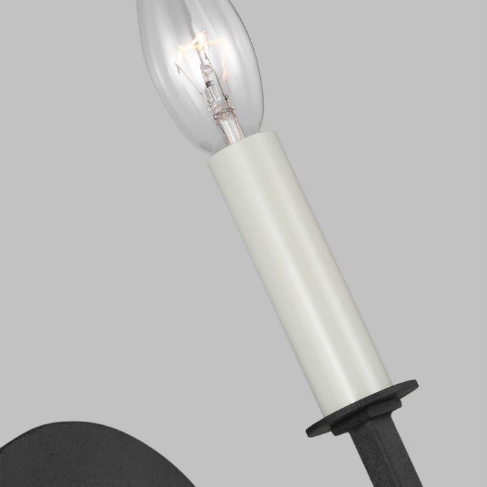 Myhouse Lighting Visual Comfort Studio - AW1091DWZ - One Light Wall Sconce - Leon - Dark Weathered Zinc