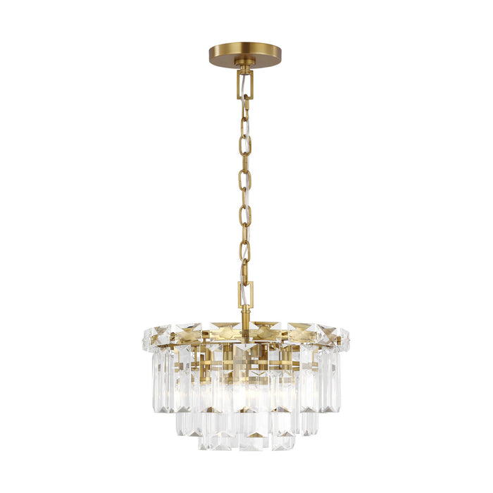 Myhouse Lighting Visual Comfort Studio - CC1254BBS - Four Light Chandelier - Arden - Burnished Brass