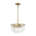 Myhouse Lighting Visual Comfort Studio - CC1254BBS - Four Light Chandelier - Arden - Burnished Brass