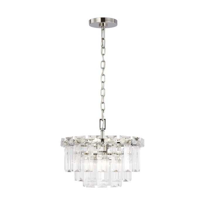 Myhouse Lighting Visual Comfort Studio - CC1254PN - Four Light Chandelier - Arden - Polished Nickel