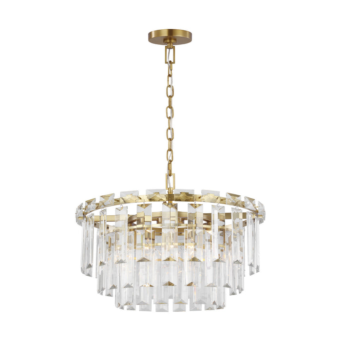 Myhouse Lighting Visual Comfort Studio - CC12610BBS - Ten Light Chandelier - Arden - Burnished Brass