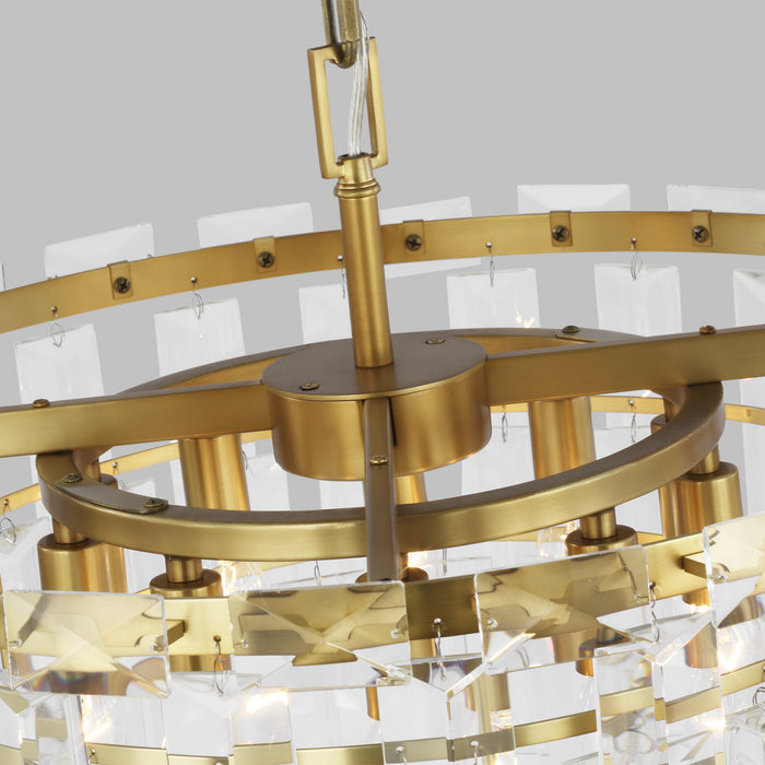 Myhouse Lighting Visual Comfort Studio - CC12610BBS - Ten Light Chandelier - Arden - Burnished Brass