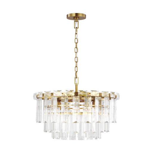 Myhouse Lighting Visual Comfort Studio - CC12610BBS - Ten Light Chandelier - Arden - Burnished Brass