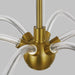 Myhouse Lighting Visual Comfort Studio - CC1326BBS - Six Light Chandelier - Hanover - Burnished Brass