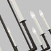 Myhouse Lighting Visual Comfort Studio - CC1368AI - Eight Light Chandelier - Bayview - Aged Iron