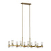 Myhouse Lighting Visual Comfort Studio - CC13810BBS - Ten Light Chandelier - Geneva - Burnished Brass