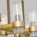 Myhouse Lighting Visual Comfort Studio - CC13810BBS - Ten Light Chandelier - Geneva - Burnished Brass