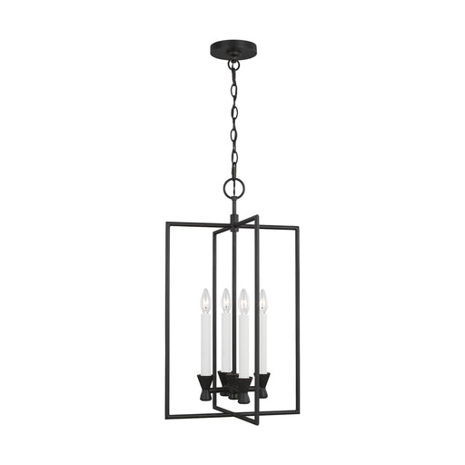 Myhouse Lighting Visual Comfort Studio - CC1394AI - Four Light Lantern - Keystone - Aged Iron