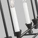 Myhouse Lighting Visual Comfort Studio - CC1406AI - Six Light Chandelier - Keystone - Aged Iron