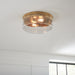 Myhouse Lighting Visual Comfort Studio - CF1032BBS - Two Light Flush Mount - Garrett - Burnished Brass