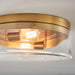 Myhouse Lighting Visual Comfort Studio - CF1032BBS - Two Light Flush Mount - Garrett - Burnished Brass
