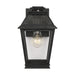 Myhouse Lighting Visual Comfort Studio - CO1001DWZ - One Light Outdoor Wall Lantern - Falmouth - Dark Weathered Zinc