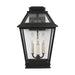 Myhouse Lighting Visual Comfort Studio - CO1023DWZ - Three Light Outdoor Wall Lantern - Falmouth - Dark Weathered Zinc