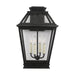 Myhouse Lighting Visual Comfort Studio - CO1034DWZ - Four Light Outdoor Wall Lantern - Falmouth - Dark Weathered Zinc