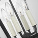 Myhouse Lighting Visual Comfort Studio - CO1054DWZ - Four Light Hanging Lantern - Falmouth - Dark Weathered Zinc