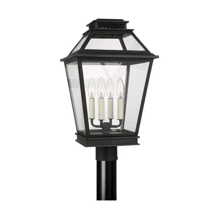 Myhouse Lighting Visual Comfort Studio - CO1064DWZ - Four Light Post Lantern - Falmouth - Dark Weathered Zinc