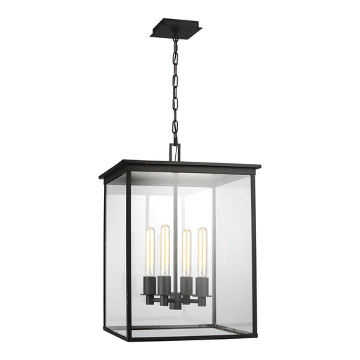 Myhouse Lighting Visual Comfort Studio - CO1154HTCP - Four Light Hanging Lantern - Freeport - Heritage Copper