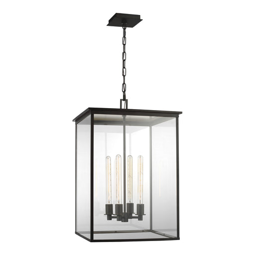 Myhouse Lighting Visual Comfort Studio - CO1164HTCP - Four Light Hanging Lantern - Freeport - Heritage Copper