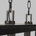 Myhouse Lighting Visual Comfort Studio - CO1214HTCP - Four Light Outdoor Linear Chandelier - Freeport - Heritage Copper