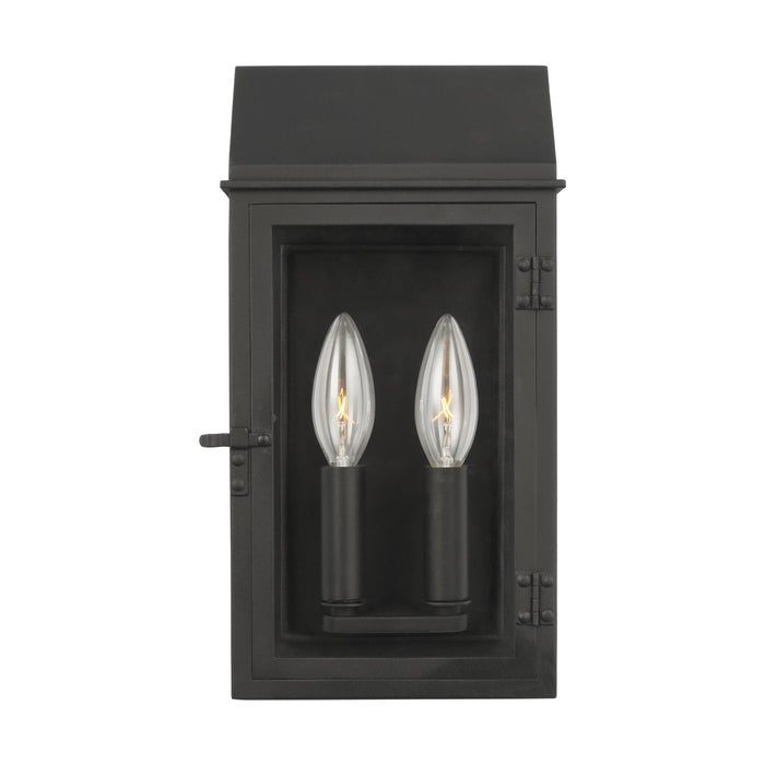 Myhouse Lighting Visual Comfort Studio - CO1252TXB - Two Light Outdoor Wall Lantern - Hingham - Textured Black