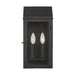 Myhouse Lighting Visual Comfort Studio - CO1262TXB - Two Light Outdoor Wall Lantern - Hingham - Textured Black