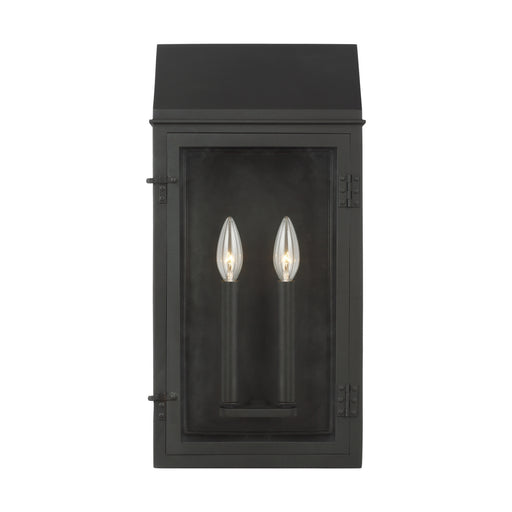 Myhouse Lighting Visual Comfort Studio - CO1272TXB - Two Light Outdoor Wall Lantern - Hingham - Textured Black