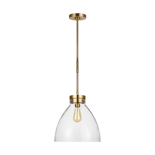 Myhouse Lighting Visual Comfort Studio - CP1121BBS - One Light Pendant - Garrett - Burnished Brass