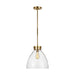 Myhouse Lighting Visual Comfort Studio - CP1121BBS - One Light Pendant - Garrett - Burnished Brass